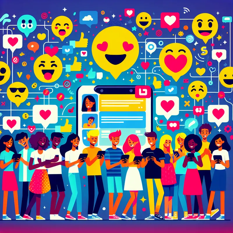 Imoji SNS only for teenager